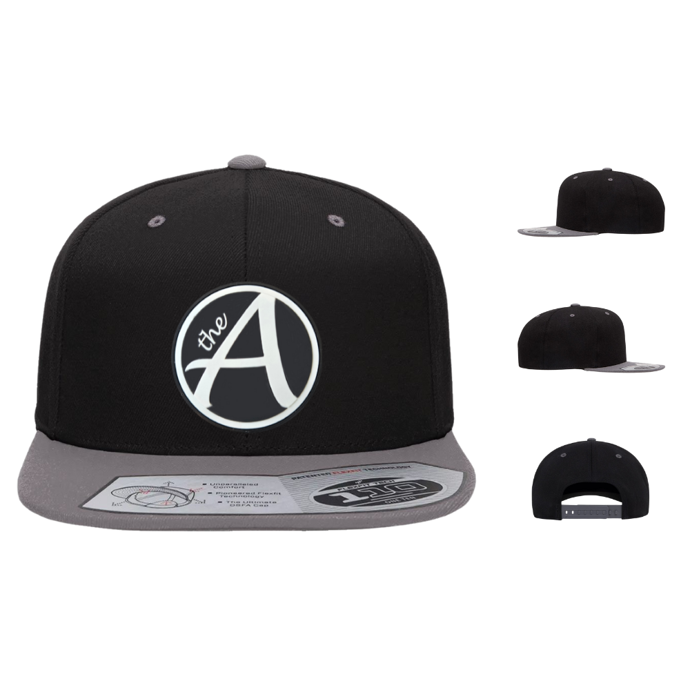 Flexfit 110 Two Tone - Flat Bill Hat - High Profile - Classic BW Collection