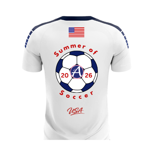 Custom White Classic Jersey - USA