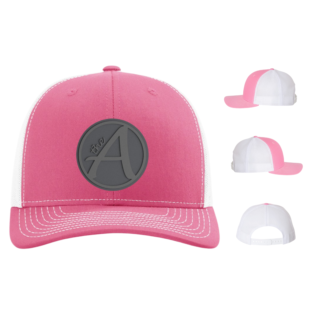 Richardson 112 Trucker Hat - Mid Profile - Grey Wolf - Grey On Grey