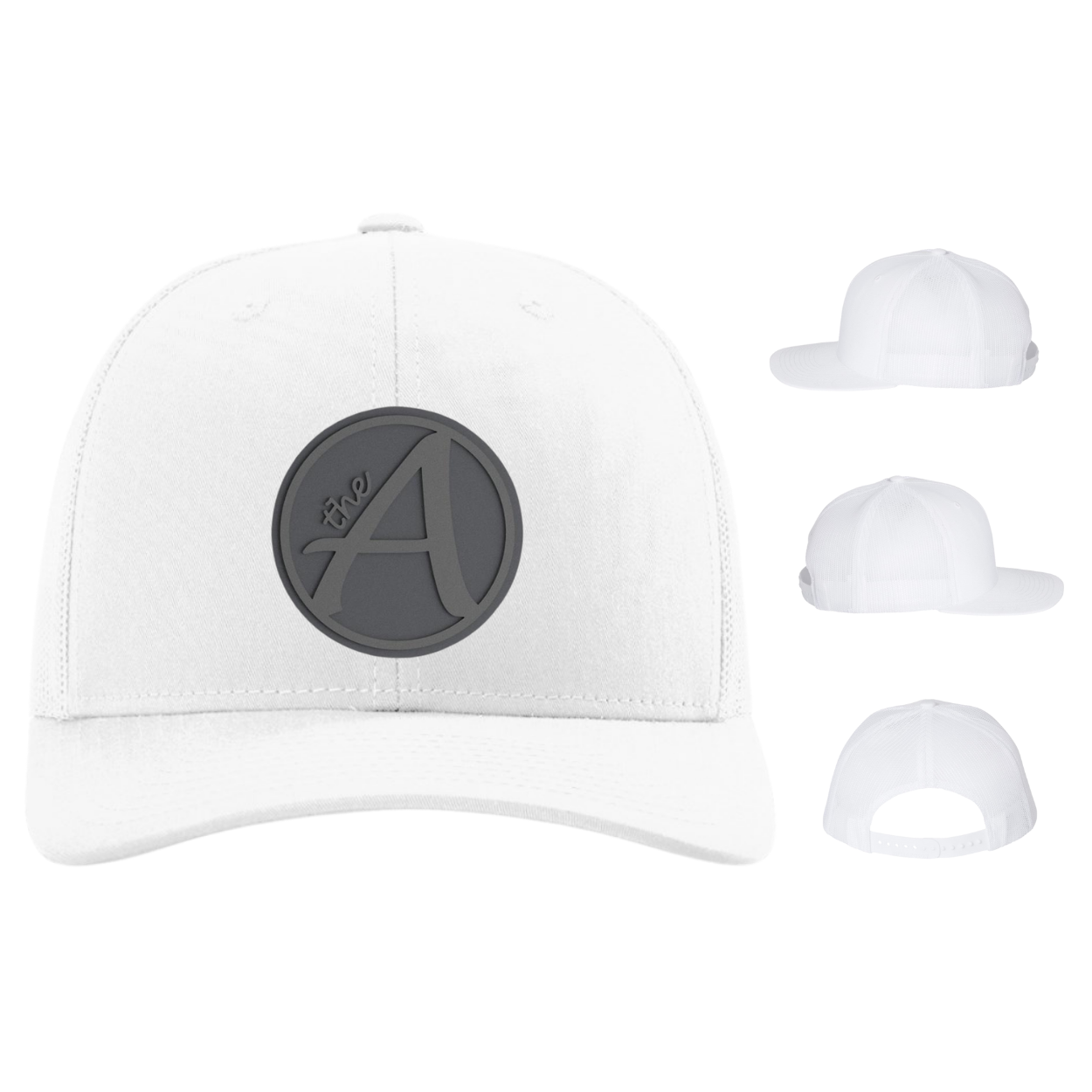 Richardson 112 Trucker Hat - Mid Profile - Grey Wolf - Grey On Grey