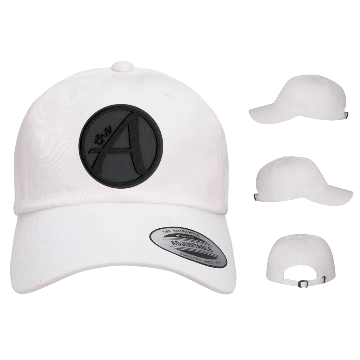 Yupoong 6245 - Dad Hat - Ultra Low Profile - Black Series