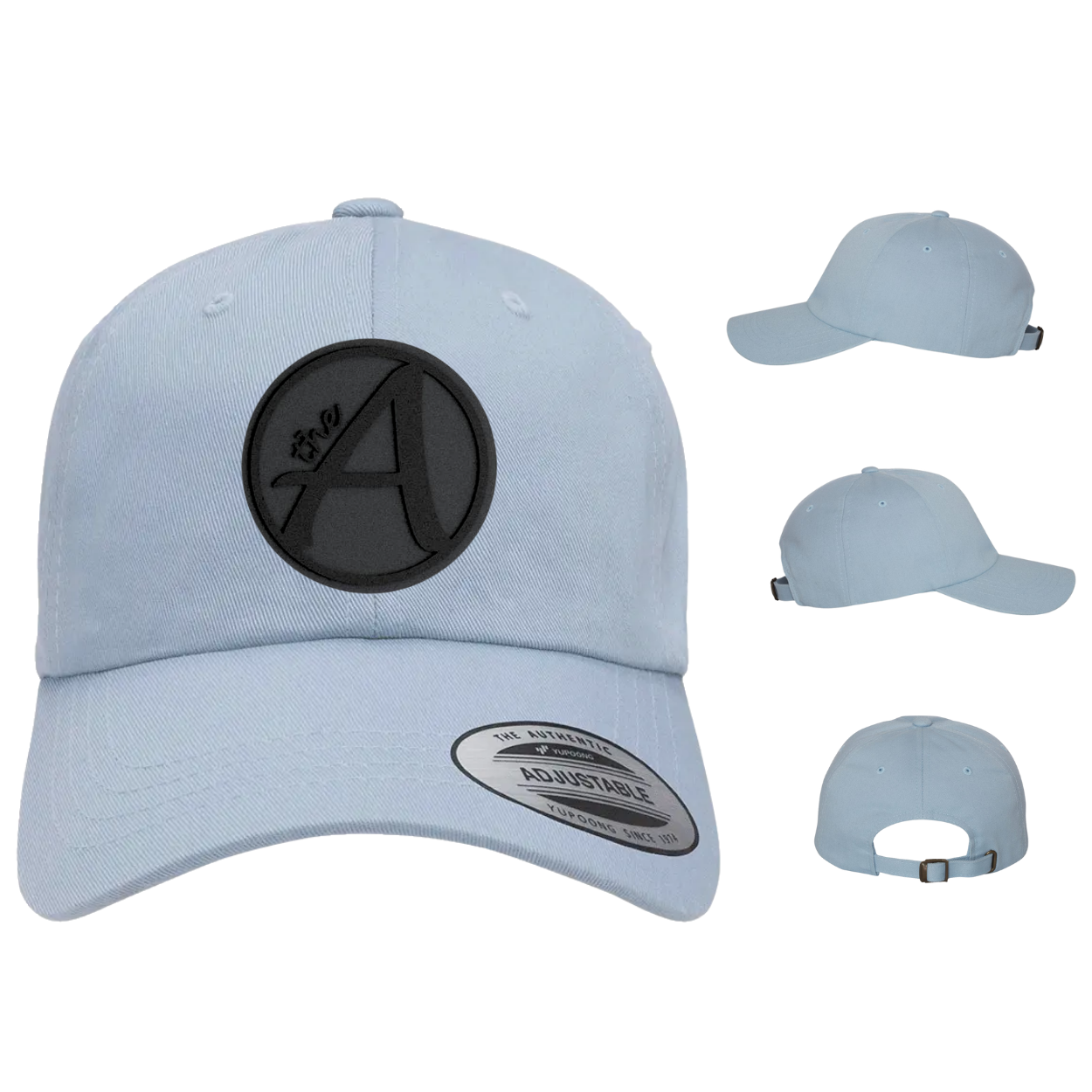 Yupoong 6245 - Dad Hat - Ultra Low Profile - Black Series