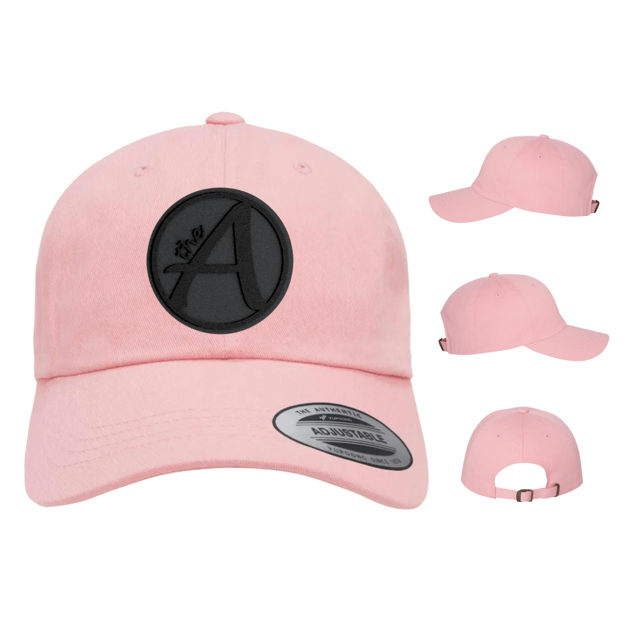 Yupoong 6245 - Dad Hat - Ultra Low Profile - Black Series