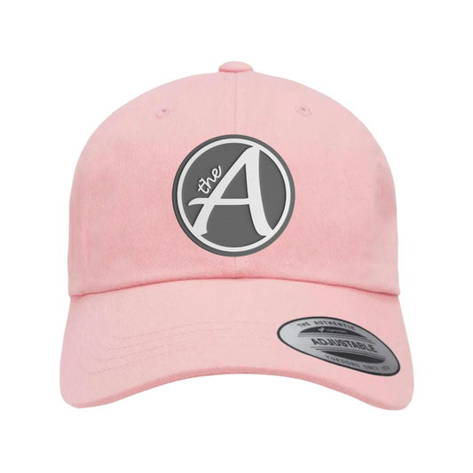 Yupoong 6245 - Dad Hat - Ultra Low Profile - Grey Wolf - White & Grey