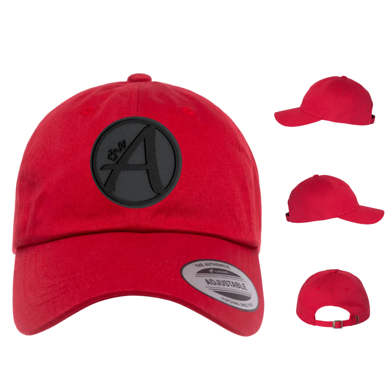 Yupoong 6245 - Dad Hat - Ultra Low Profile - Black Series