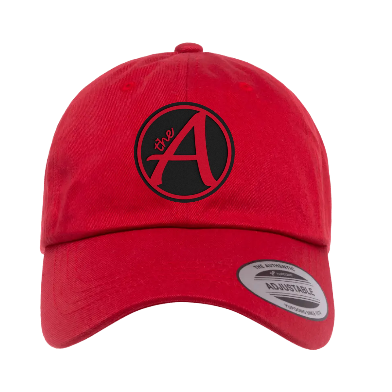 Yupoong 6245 - Dad Hat - Ultra Low Profile - Black & Red Collection