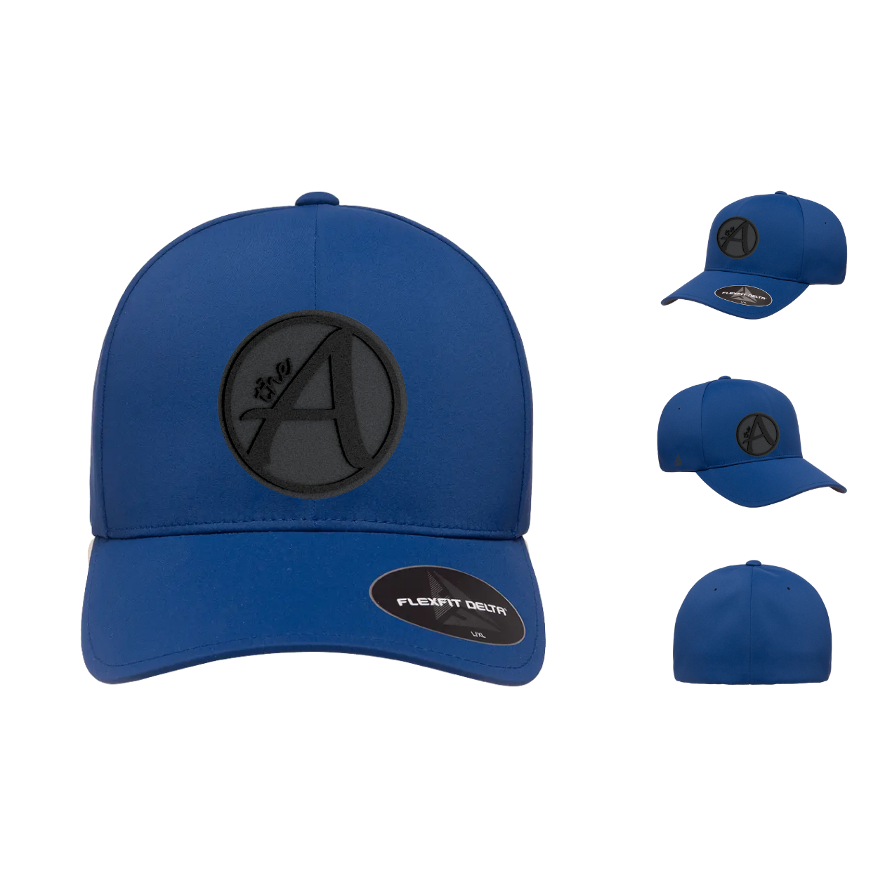 Flexfit 180 - Delta Seamless Fitted Cap - Mid Profile - Black Series