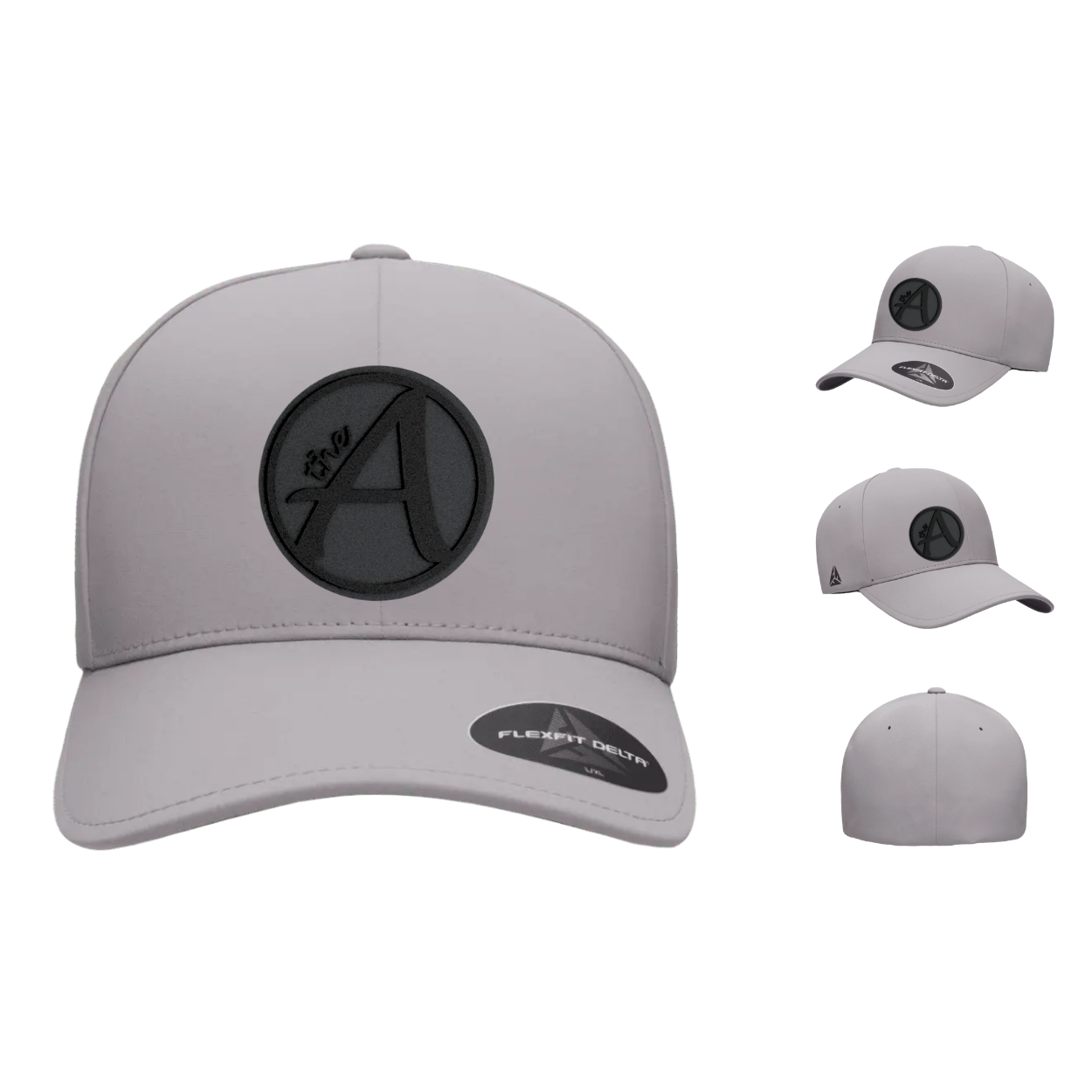 Flexfit 180 - Delta Seamless Fitted Cap - Mid Profile - Black Series
