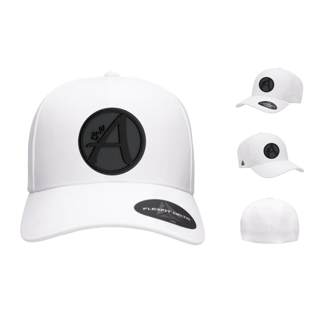 Flexfit 180 - Delta Seamless Fitted Cap - Mid Profile - Black Series
