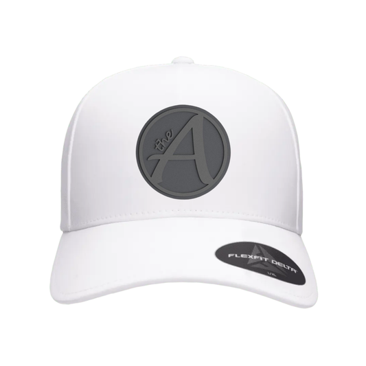 Flexfit 180 - Delta Seamless Fitted Cap - Mid Profile - Grey Wolf - Grey On Grey