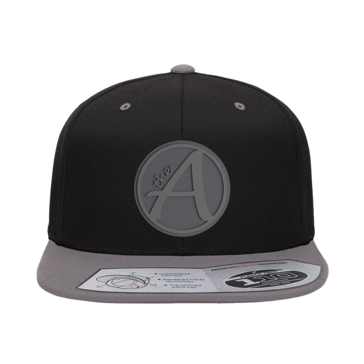 Flexfit 110 Two Tone - Flat Bill Hat - High Profile - Grey Wolf - Grey On Grey