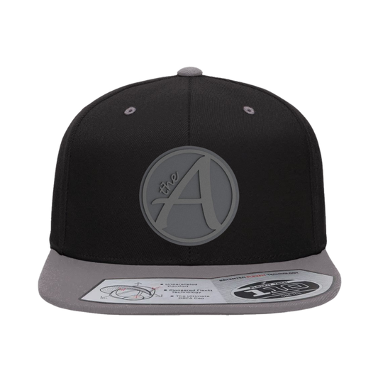 Flexfit 110 Two Tone - Flat Bill Hat - High Profile - Grey Wolf - Grey On Grey
