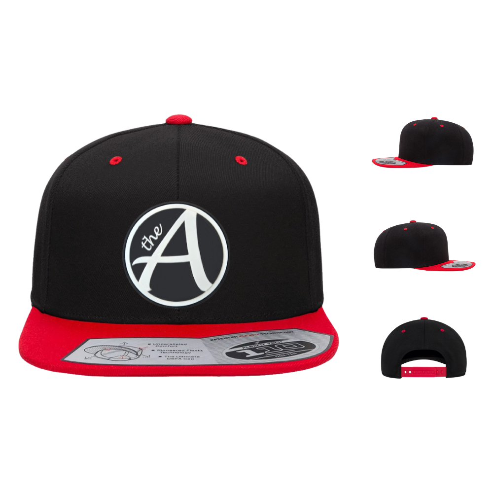 Flexfit 110 Two Tone - Flat Bill Hat - High Profile - Classic BW Collection