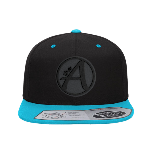 Flexfit 110 Two Tone - Flat Bill Hat - High Profile - Black Series