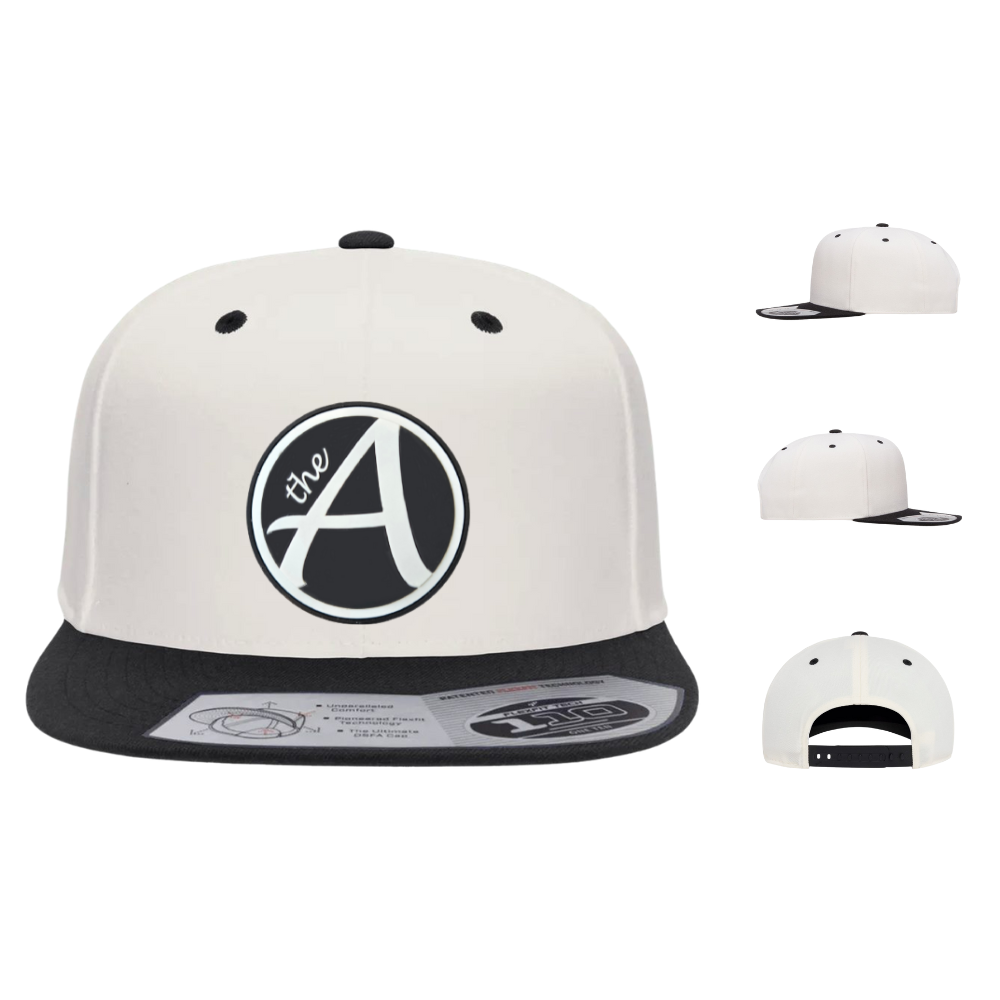 Flexfit 110 Two Tone - Flat Bill Hat - High Profile - Classic BW Collection