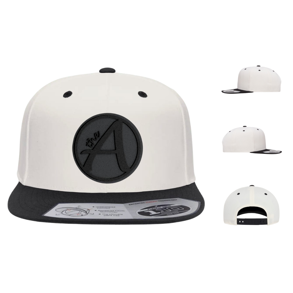 Flexfit 110 Two Tone - Flat Bill Hat - High Profile - Black Series