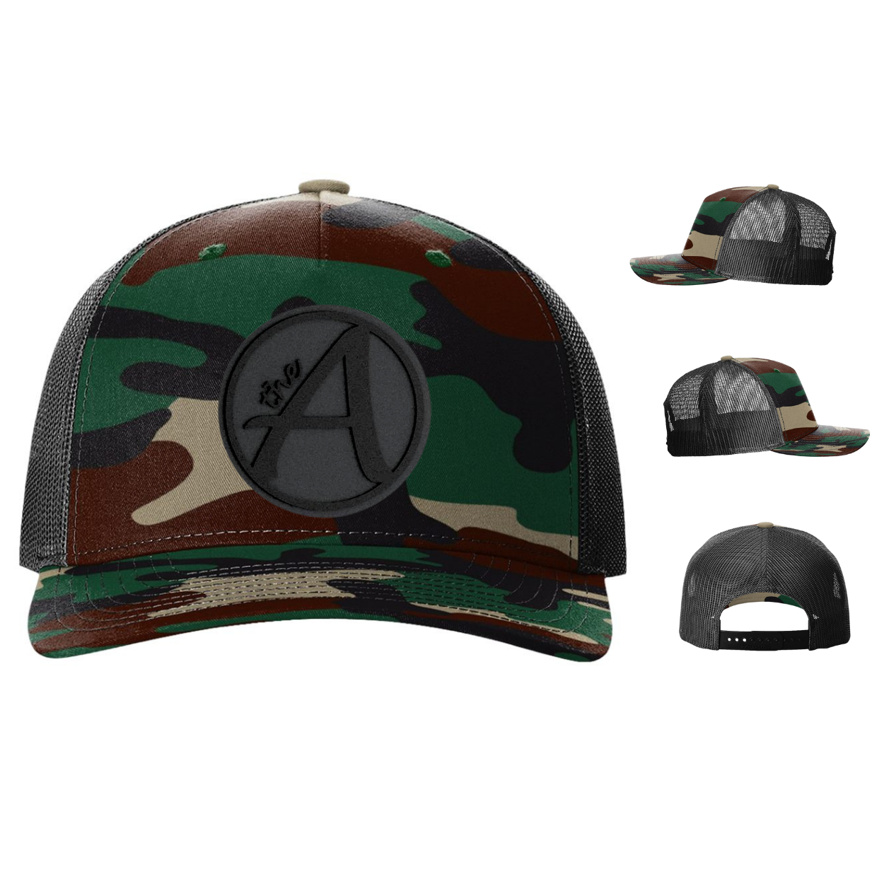Richardson 112 Trucker Hat - Mid Profile - Black Series