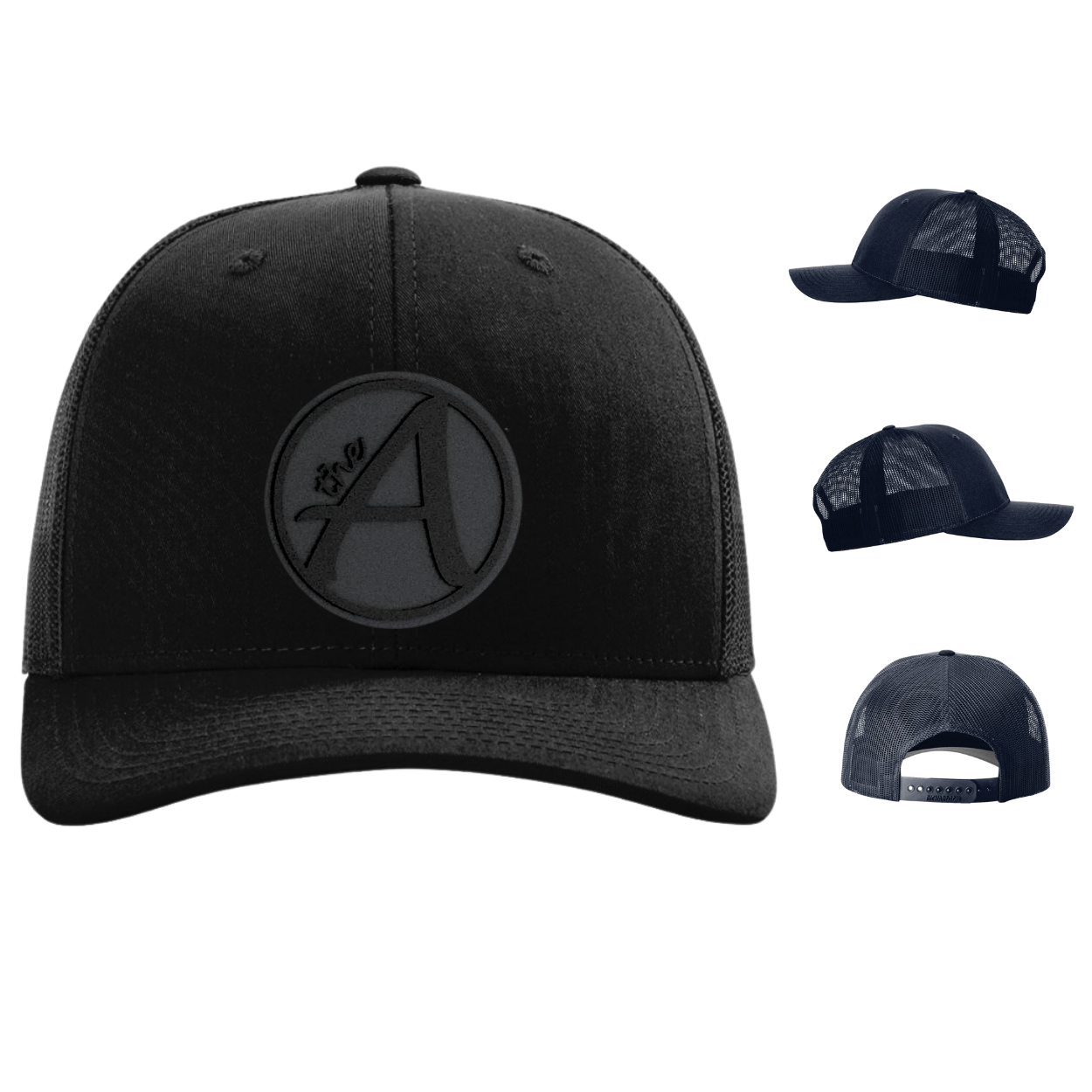 Richardson 112 Trucker Hat - Mid Profile - Black Series