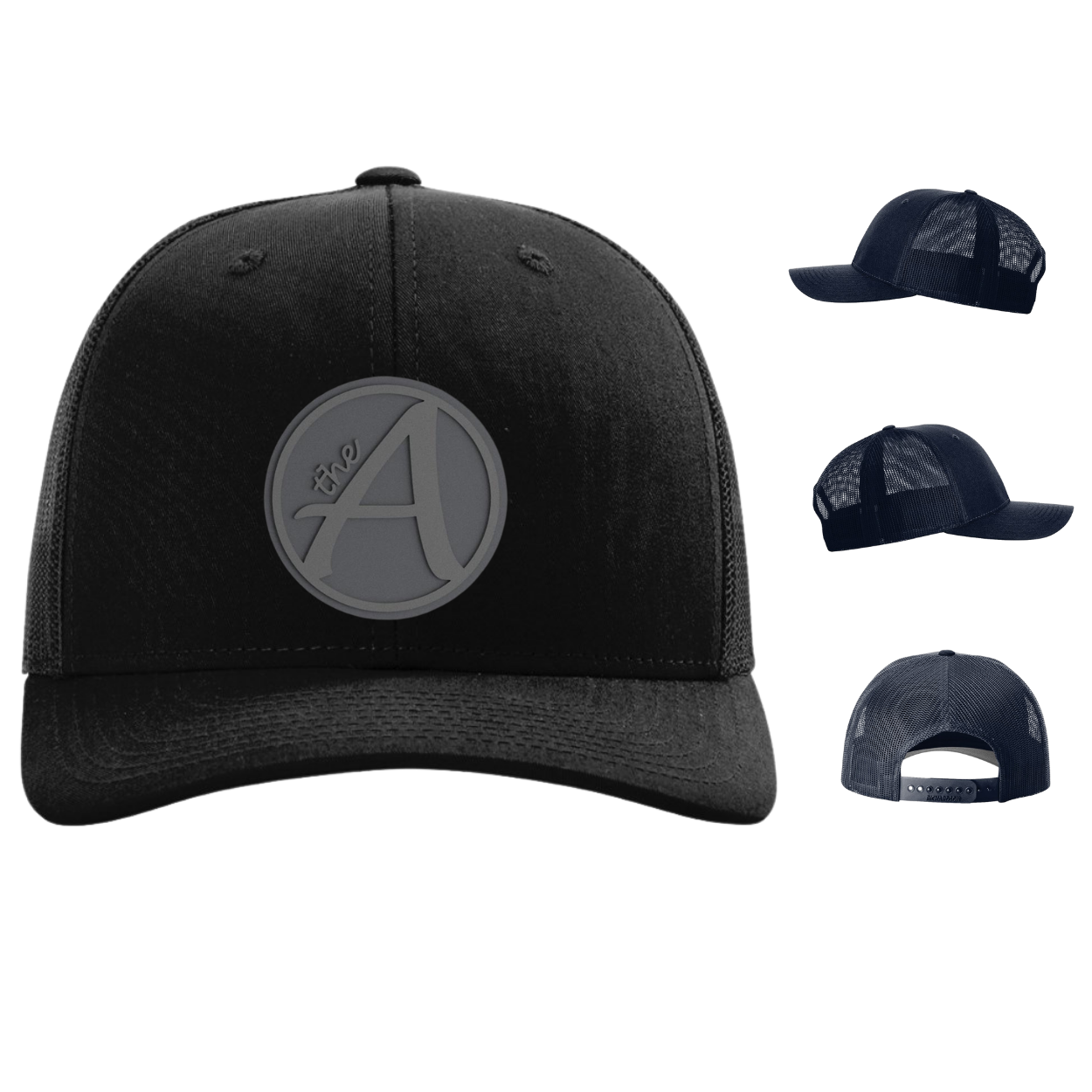 Richardson 112 Trucker Hat - Mid Profile - Grey Wolf - Grey On Grey