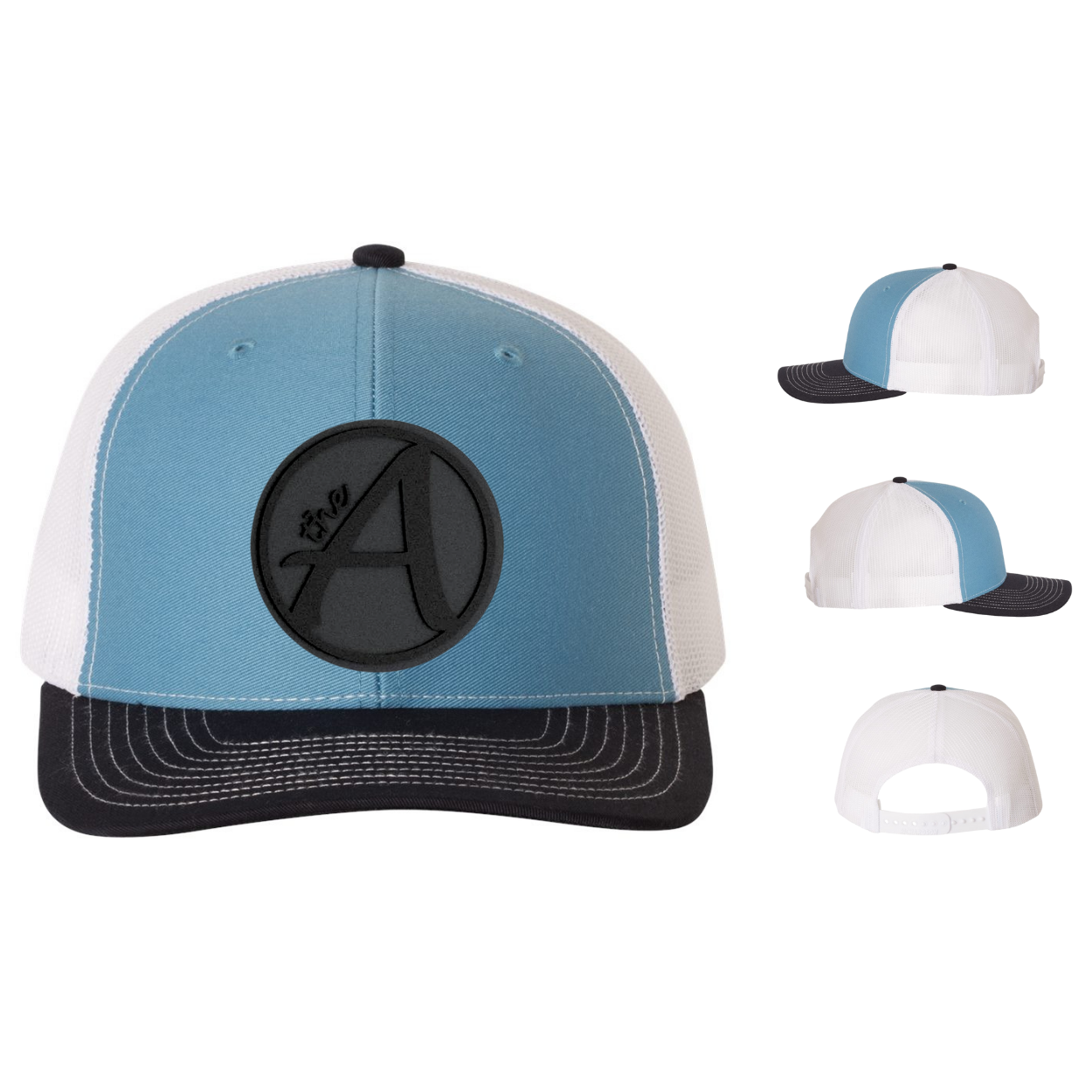 Richardson 112 Trucker Hat - Mid Profile - Black Series