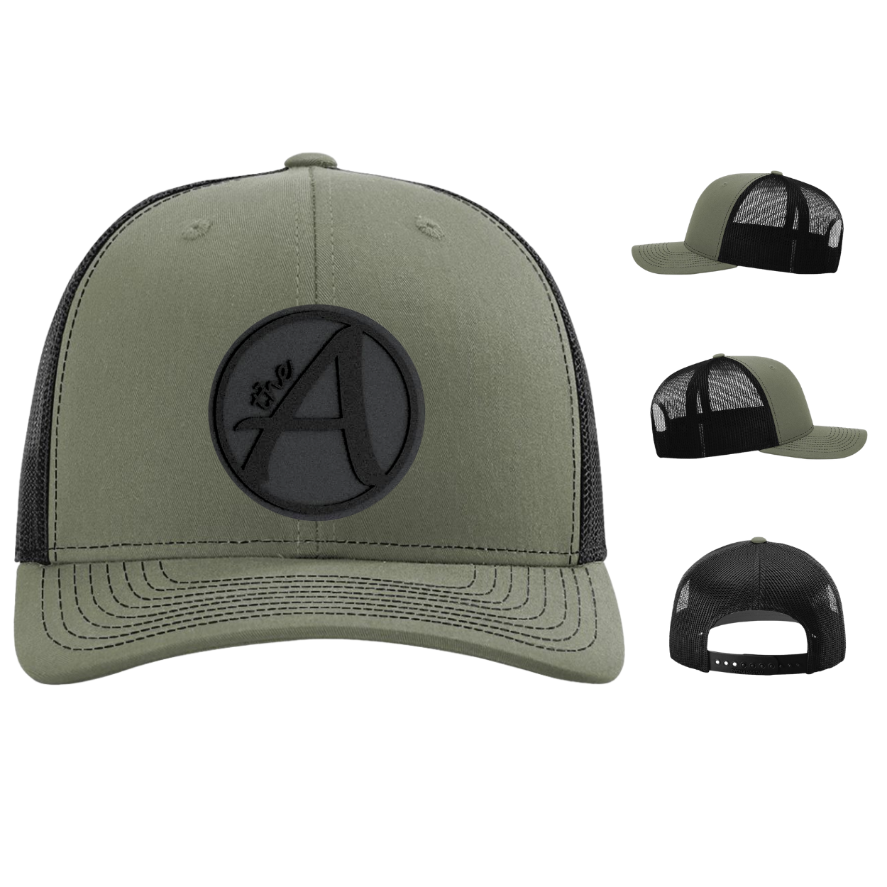 Richardson 112 Trucker Hat - Mid Profile - Black Series