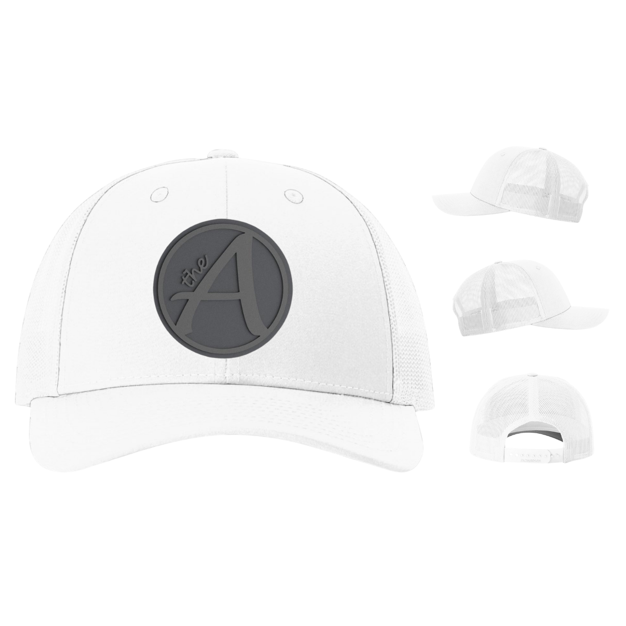 Richardson 115 Trucker Hat - Low Profile - Grey Wolf - Grey On Grey