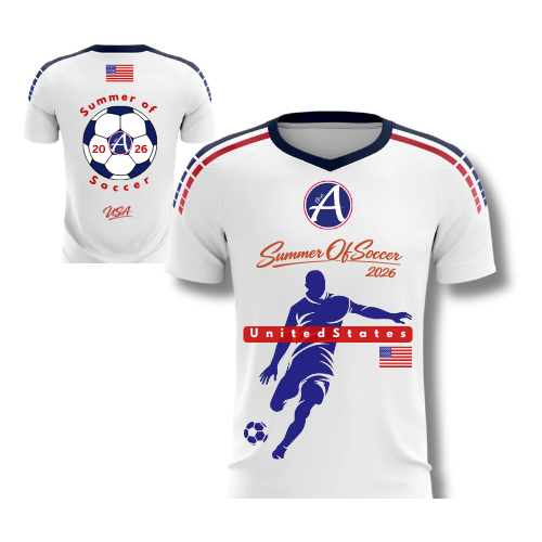 Custom White Classic Jersey - USA