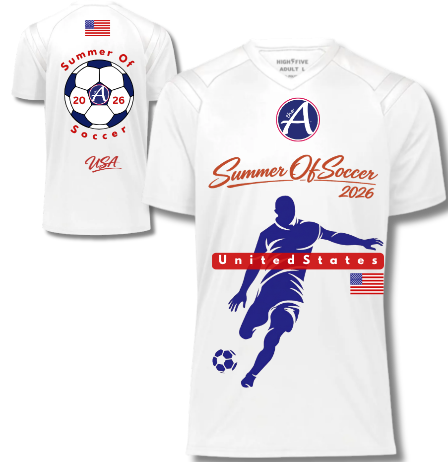 White Performance Men's Jersey - USA