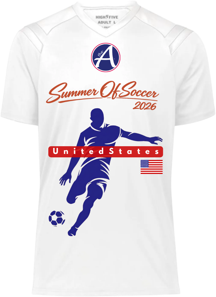 White Performance Men's Jersey - USA