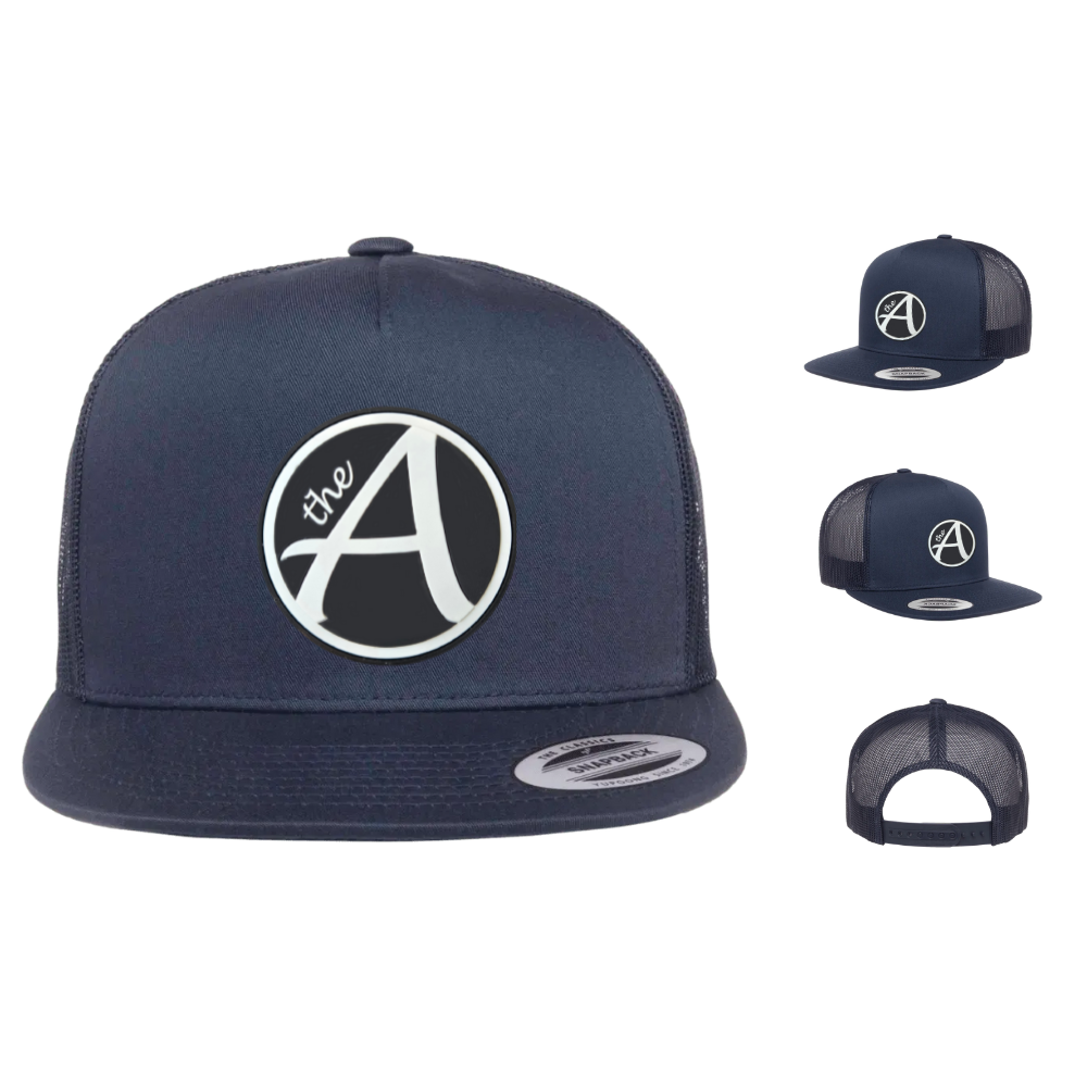 Yupoong 6006 - Flat Bill Hat - High Profile - Classic BW Collection