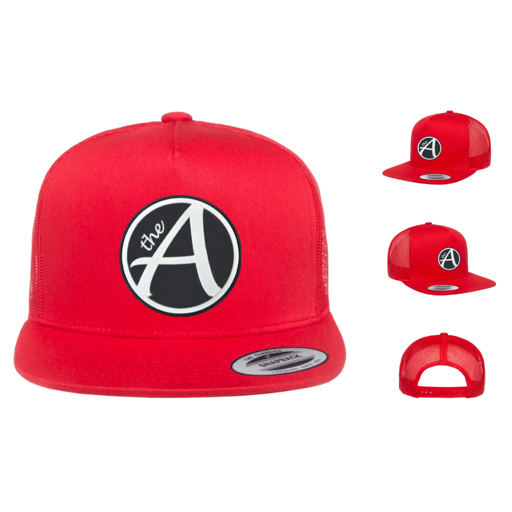 Yupoong 6006 - Flat Bill Hat - High Profile - Classic BW Collection