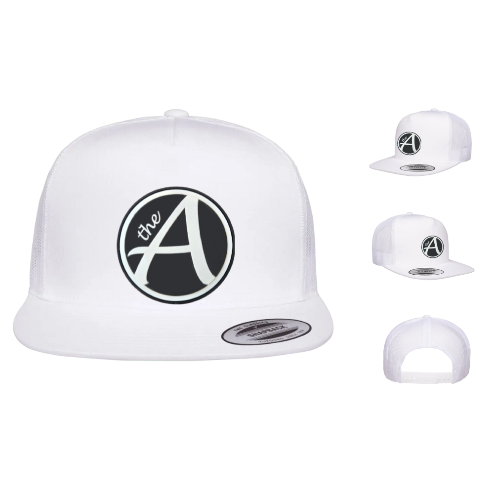 Yupoong 6006 - Flat Bill Hat - High Profile - Classic BW Collection