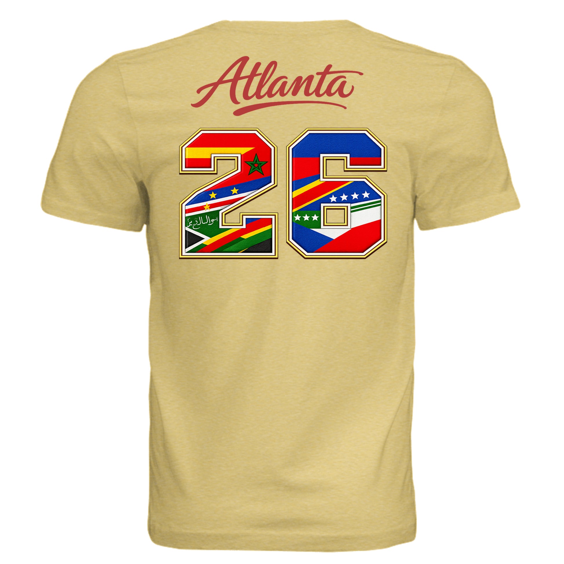 Mustard Triblend - 3413C - BACK