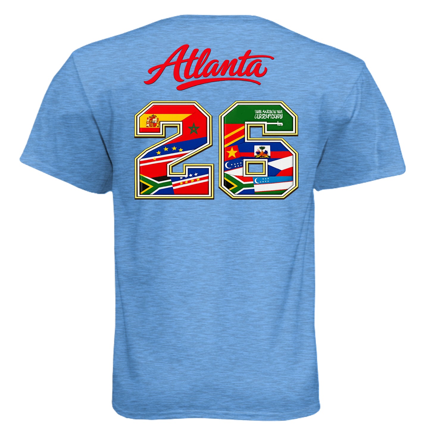Heather Columbia Blue - N6210 - BACK