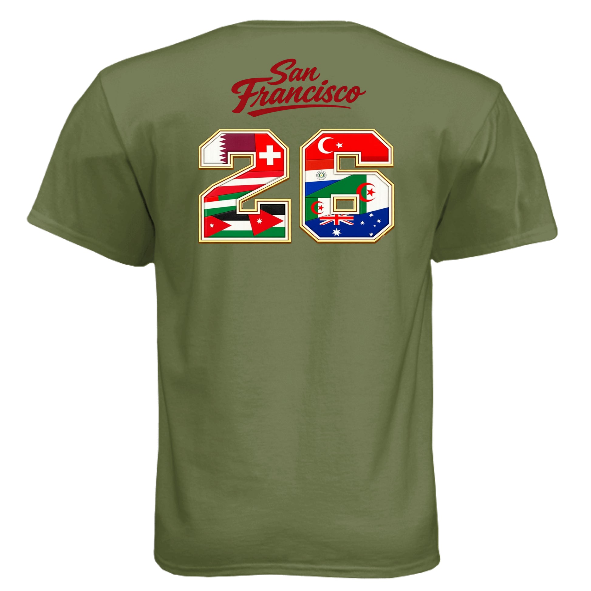 Military Green - N6210 - BACK