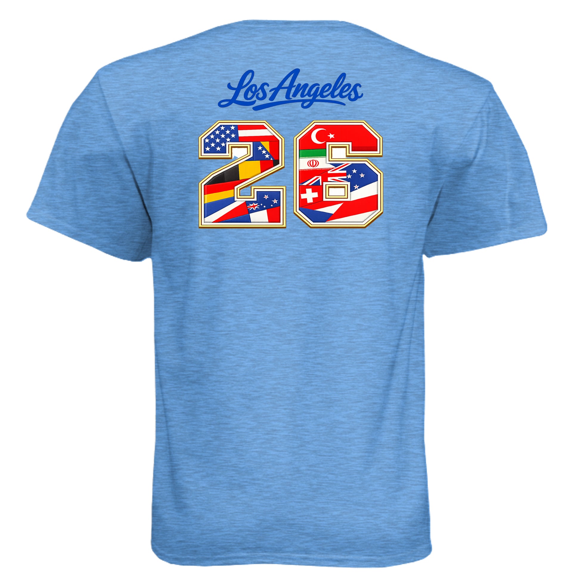 Heather Columbia Blue - N6210 - BACK